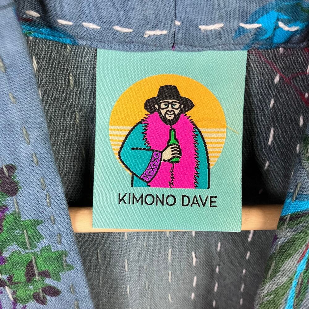 Kimono Dave Floral & Bird Print Kimono - Picture 3 of 8